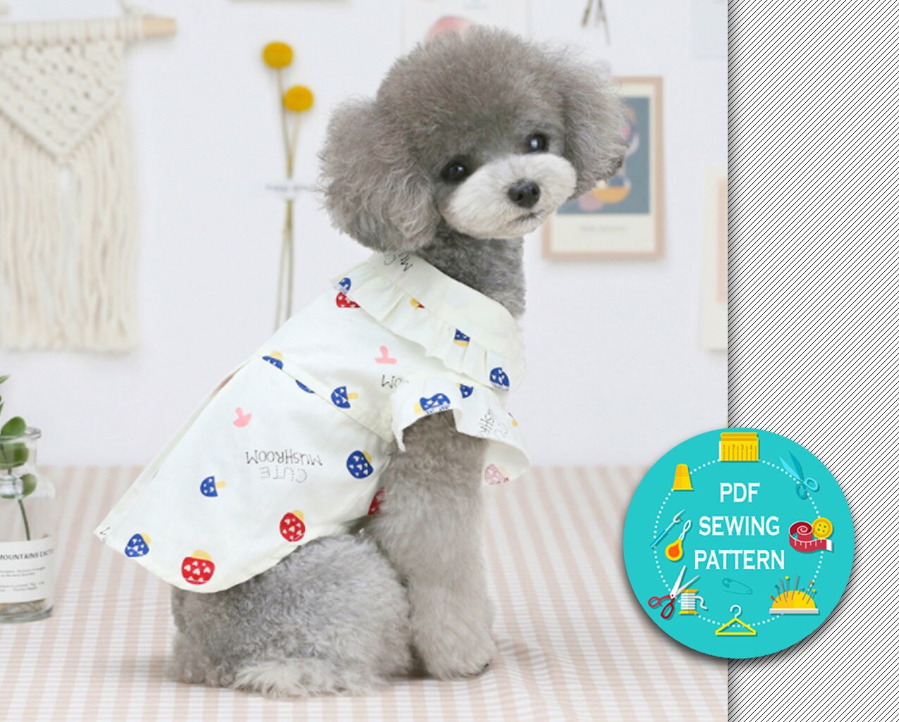 Dog Shirt pdf Sewing Pattern for S M L XL XXL Sizes Etsy