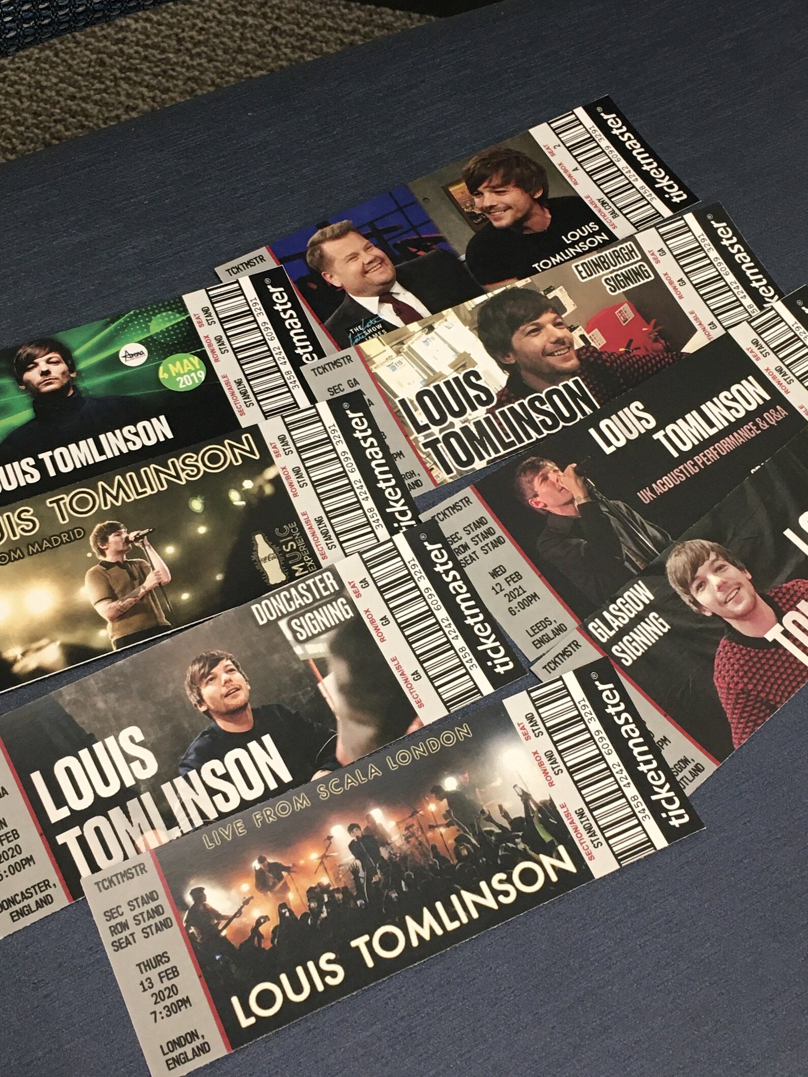 Custom photo souvenir concert tickets Etsy