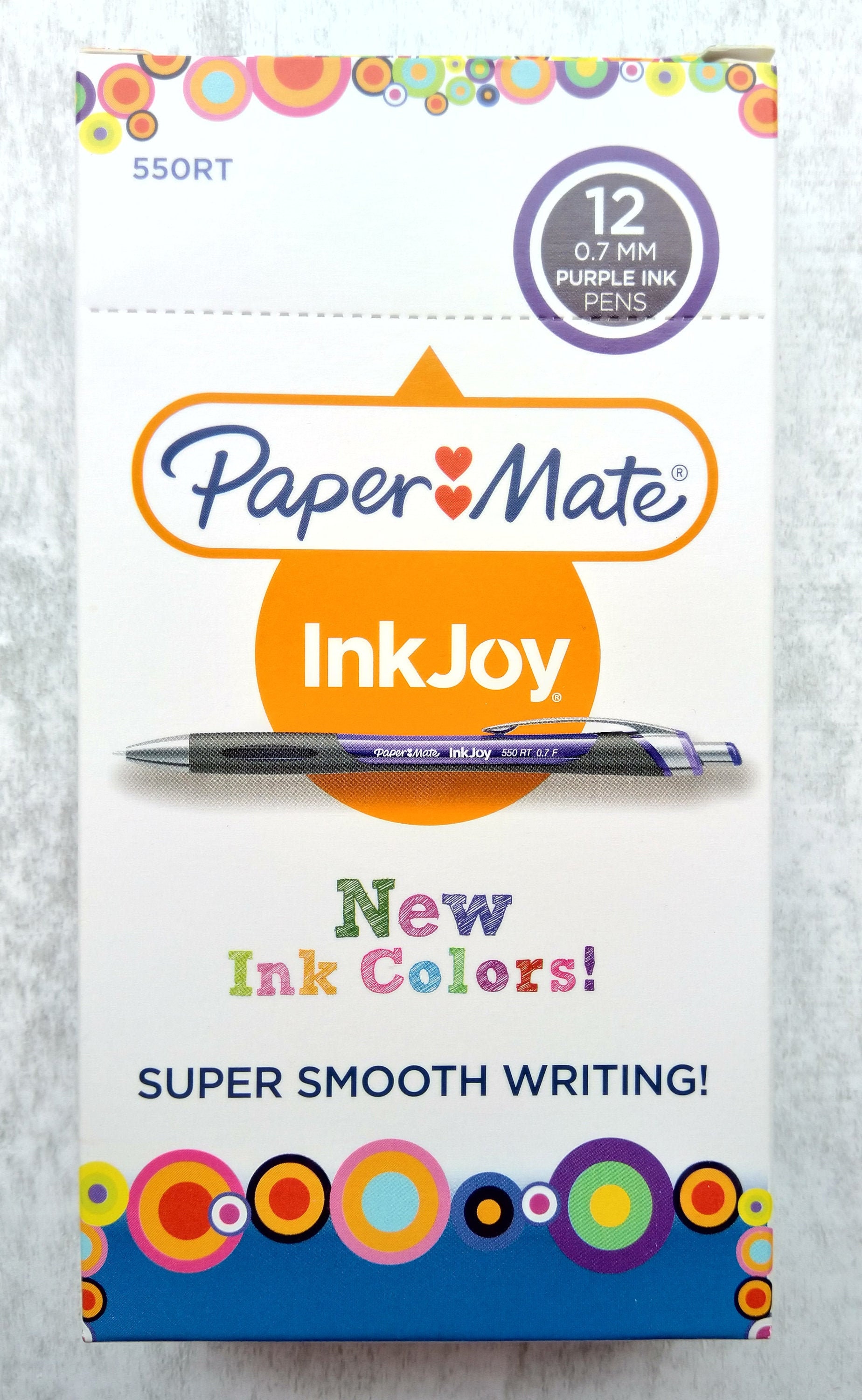 Paper Mate InkJoy 550RT Pens Medium Nib 0.7mm Purple Ink Pack Etsy