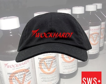 Wockhardt Embroidered Promethazine Dad Cap by Streetwear Surplus