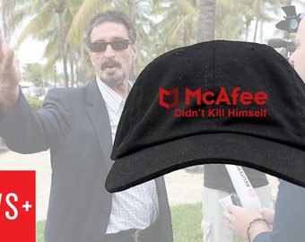 McAfee Didn't Kill Himself Embroidered Dad Cap