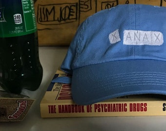 XANAX PILL MEDICATION Hat Embroidered Dad Cap