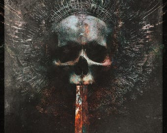 Thanatos: The Death Arcana | Dark Occult Tarot Art Print