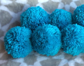 Sky Blue PomPoms | Turquoise Balls | Octonauts | The Deep | Paw Patrol | Craft PomPom | Water PomPom | Tray Decor | Kids Toy