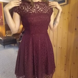 Red Lace Designer Dress