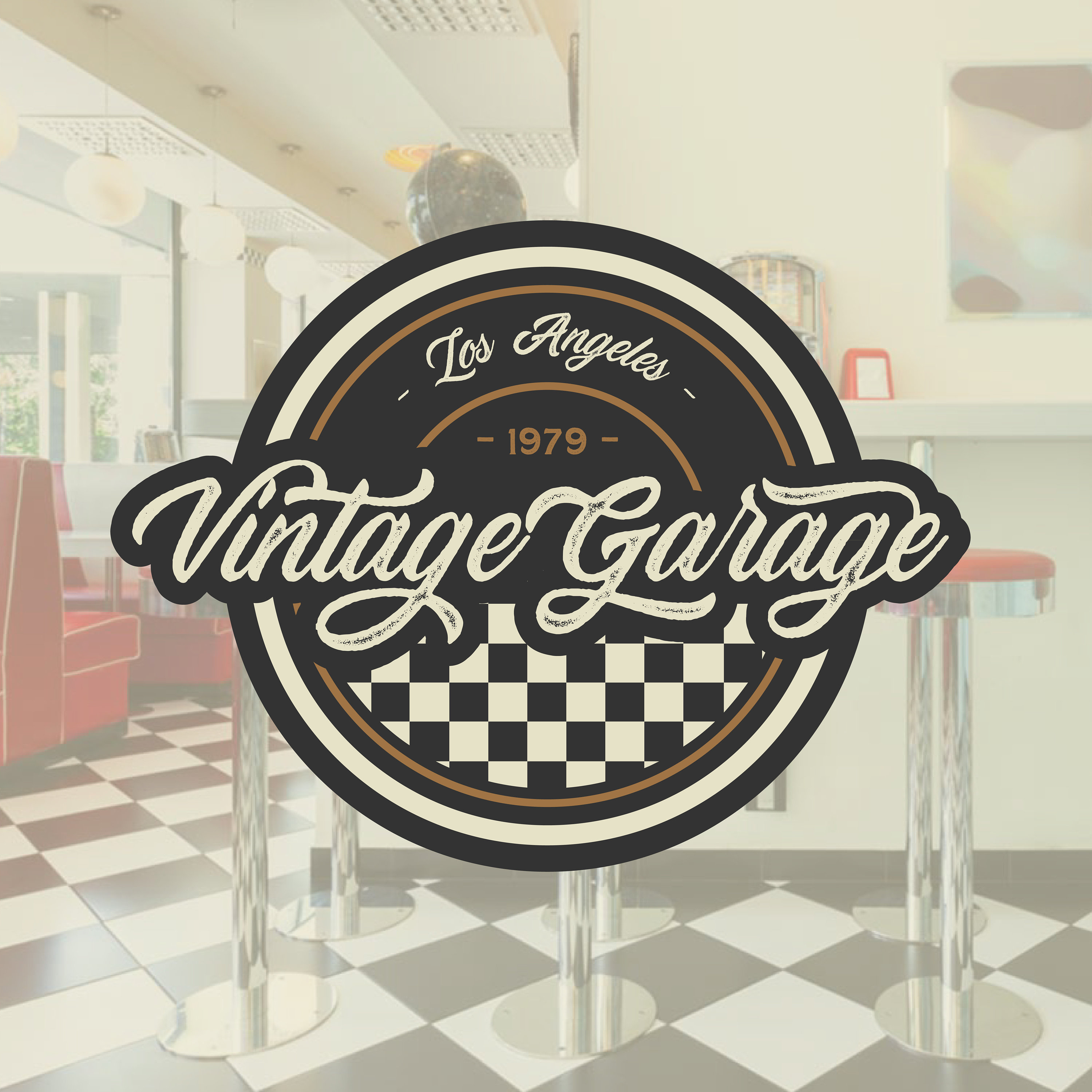 Capsule Geante - Décoration Vintage Moto - déco garage et bar resto