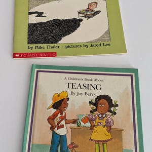 Vintage children&#39;s books- A Children&#39;s Book about Teasing-the Teacher from the Black Lagoon-Scholastic book- misc books - early readers
