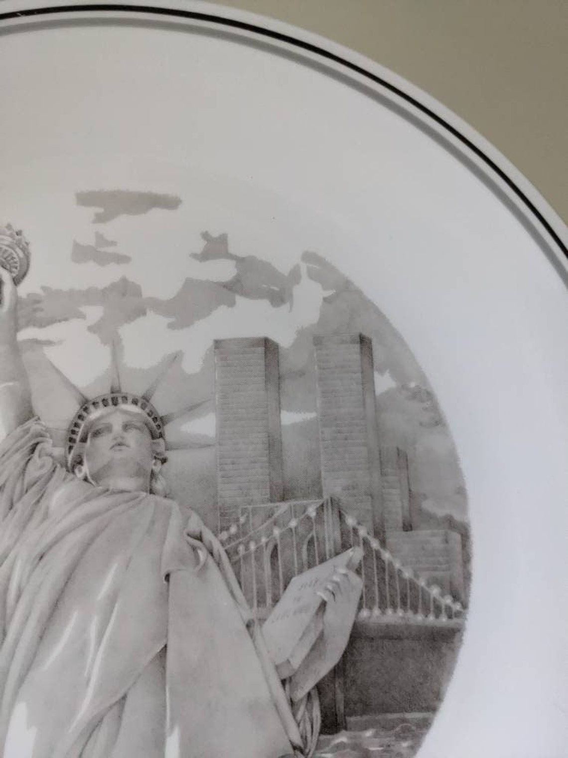 Statue of Liberty Platevintage Corelle Collectible Plate Etsy