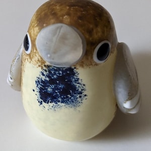 Bohemian Glass Bird Paperweight: Hand-Cut Lead Crystal, Zelezny Brod Sklo