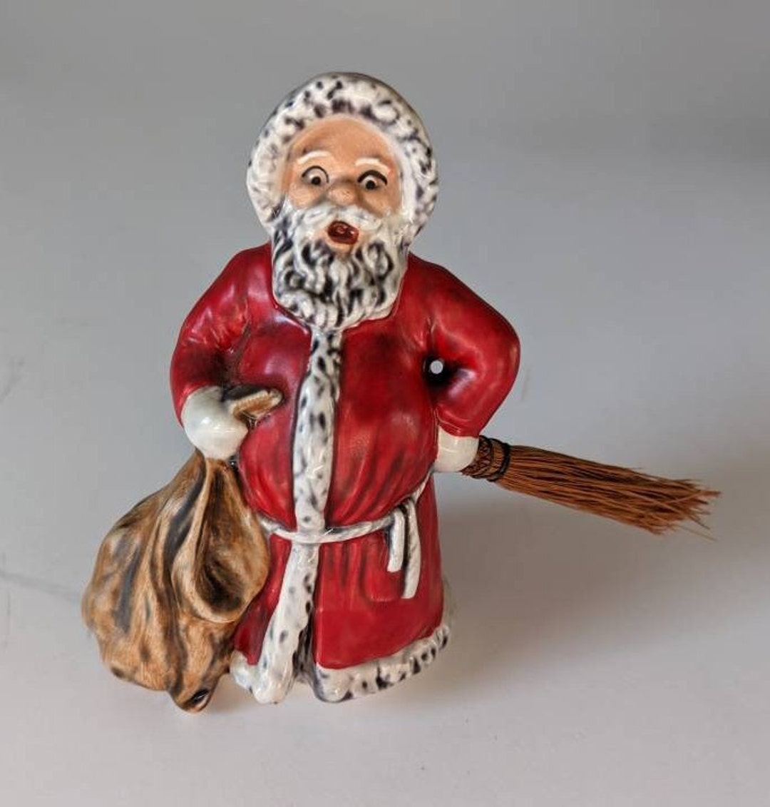 Goebel Weihnachtsfigur Santa & König Des Waldes - 25cm Steingut