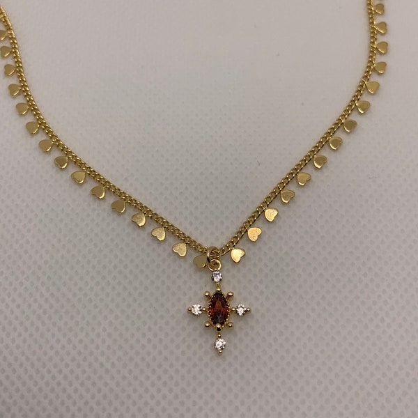 Collier ras de cou 18 carats| Collier ras de cou en gold filled | Superposition d'or | Ras de cou en or délicat | Cadeau Saint-Valentin pour elle