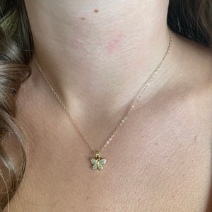 Dainty Butterfly necklace, Gold-filled butterfly necklace, Butterfly necklace layer, Delicate jewelry, Simple butterfly jewelery,
