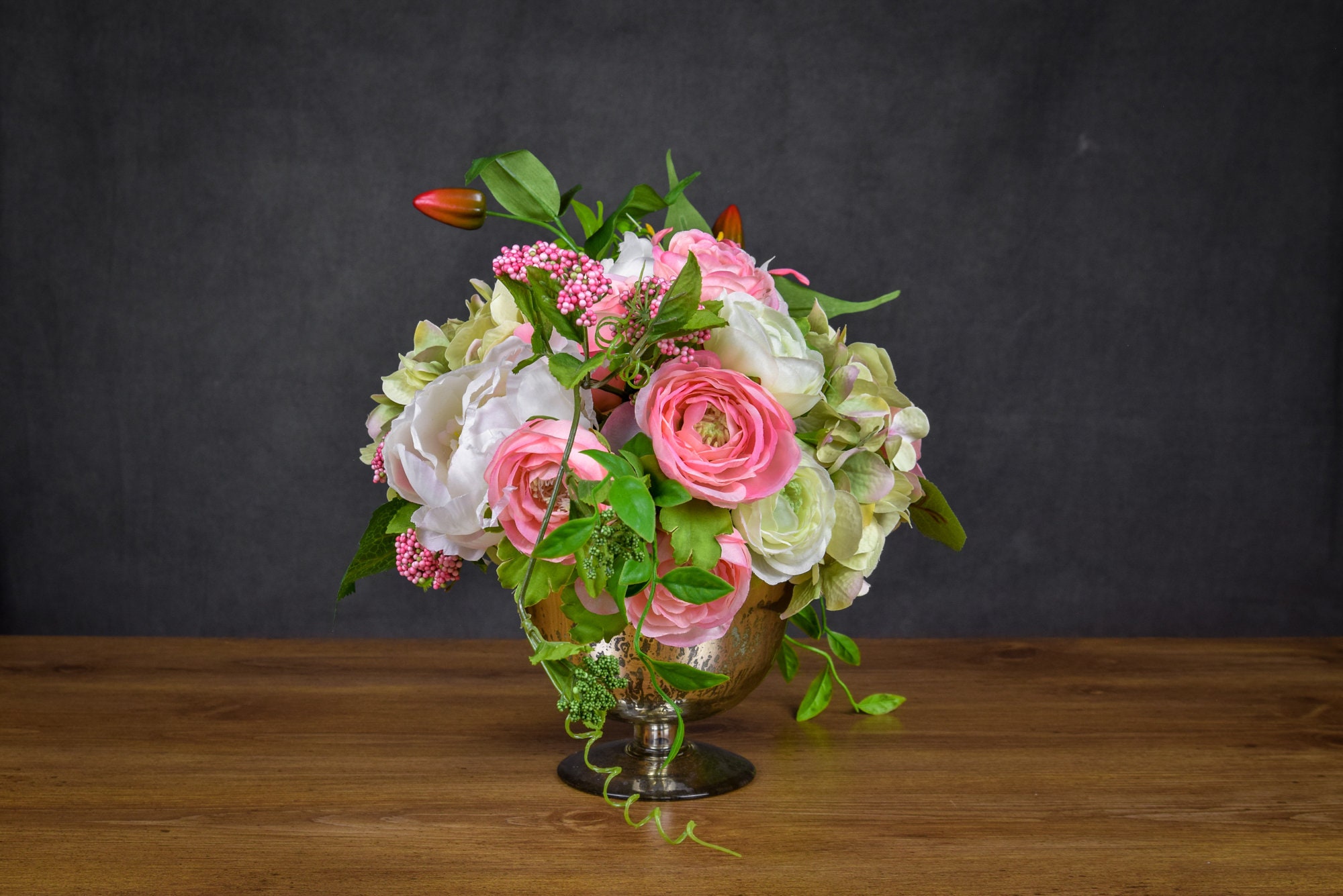 An Elegant Display of Realistic Silk Flowers Etsy UK