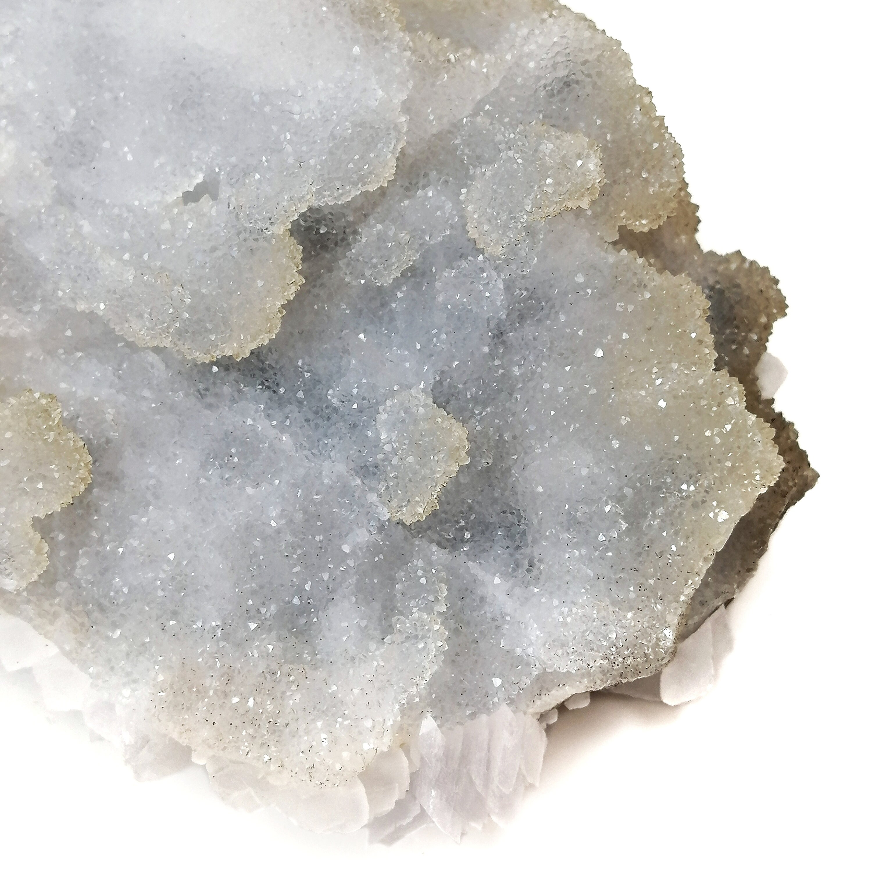 Blue Chalcedony Crystal Cluster Mangano Calcite Cluster - Etsy 日本