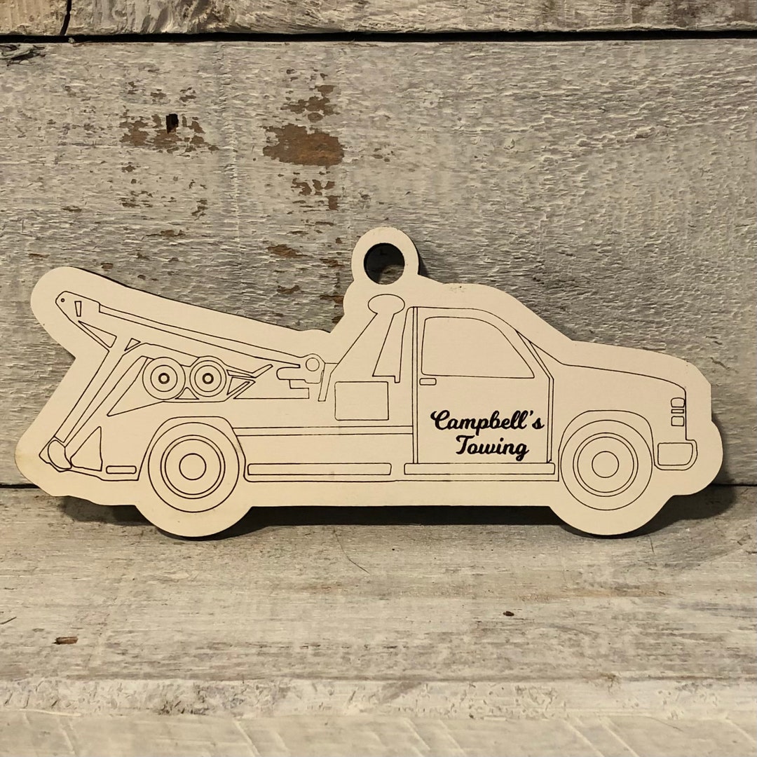 Tow Truck Christmas Ornament SVG Laser Tested Etsy