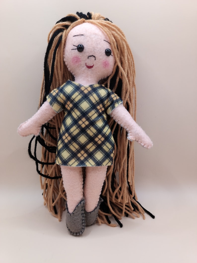 Beginner Doll Pattern PDF, Felt Doll Pattern - Etsy