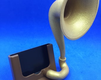 Gramophone Iphone Speaker - Acoustic Speaker - iPhone Amplifier - iphone Stand