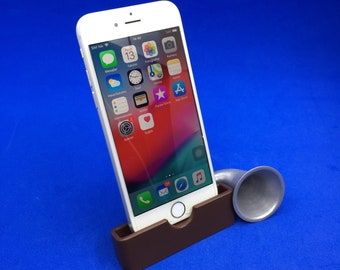 Gramophone iphone Speaker - Acoustic Speaker - iPhone Amplifier - iphone Stand