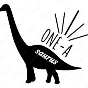 One-A-Saurus Dinosaur PNG Image with Transparent Background to Download | Upload for Use with Cricut Iron On Image