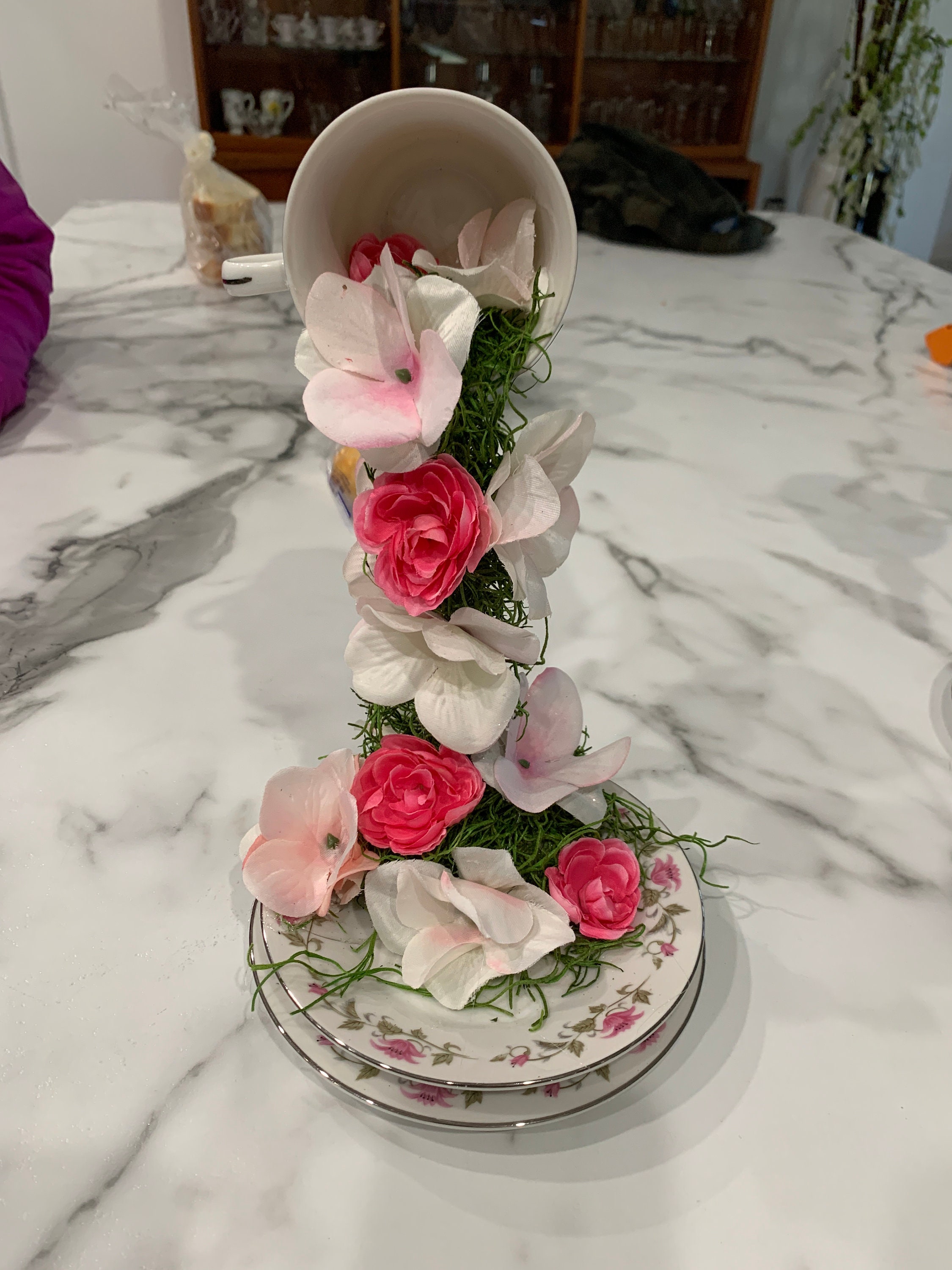 Floating Tea Cups Etsy