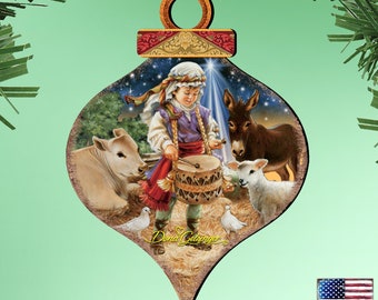 Little Drummer Boy Wooden Ornament by Dona Gelsinger 8031151-9720