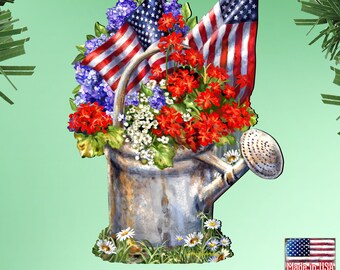 Americana Decor | Patriotic Decor | Celebrating the American Freedom Ornaments by Dona Gelsinger  8461040-1711