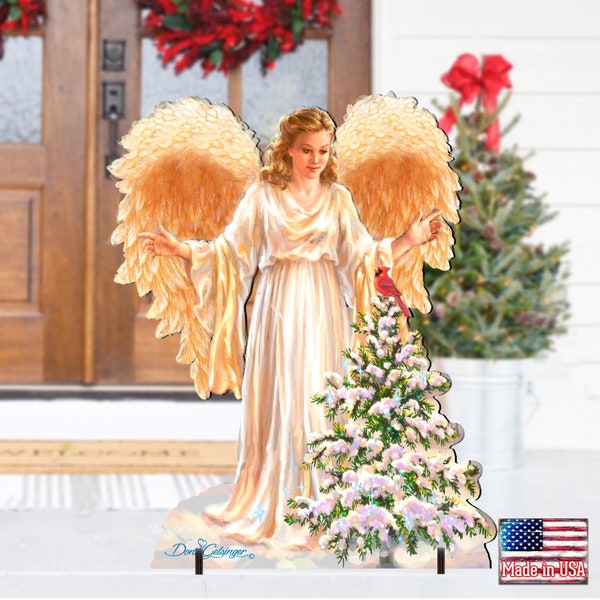 Angel Decoration | Angel Art | Woodland Angel Home and Outdoor Decor by Dona Gelsinger 8461046F-1565