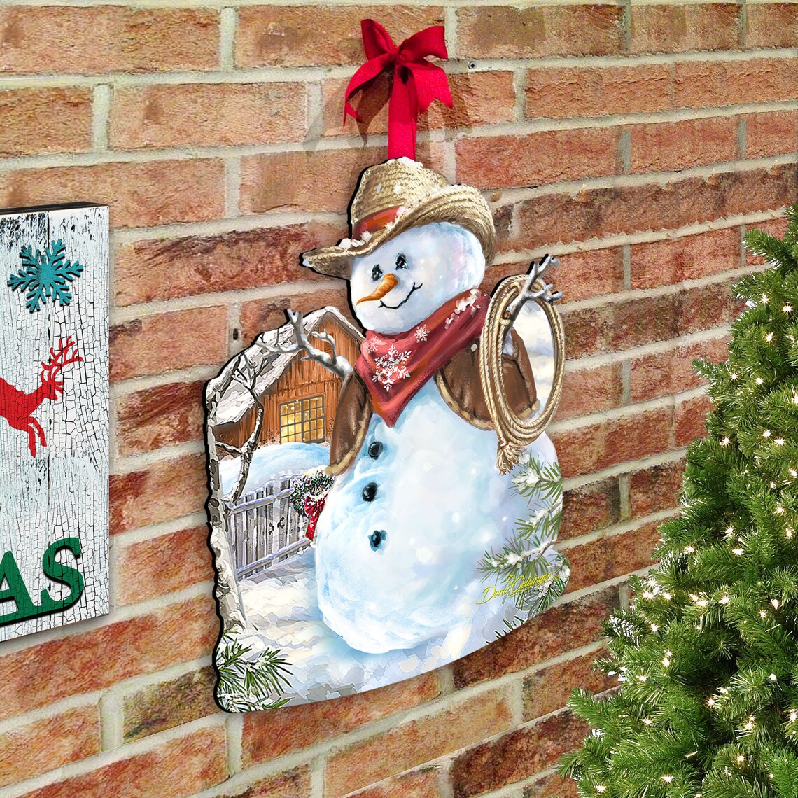 Etsy Outdoor Christmas Decorations 