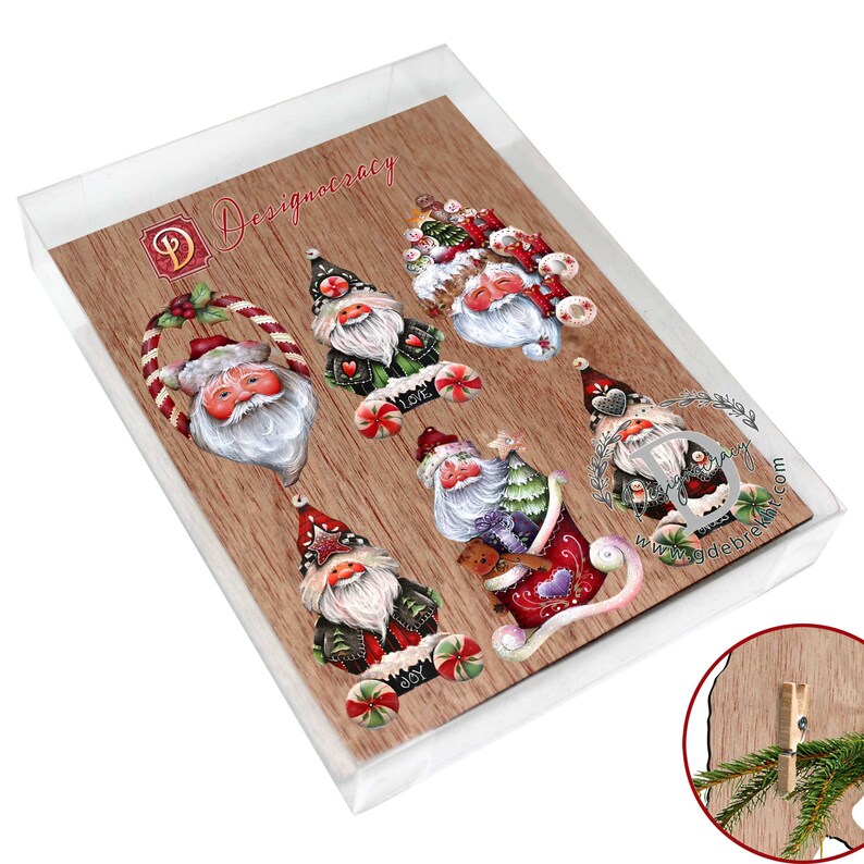 Magical Basanta Clipon Ornaments Gift Set of 6 Decorations J Mills