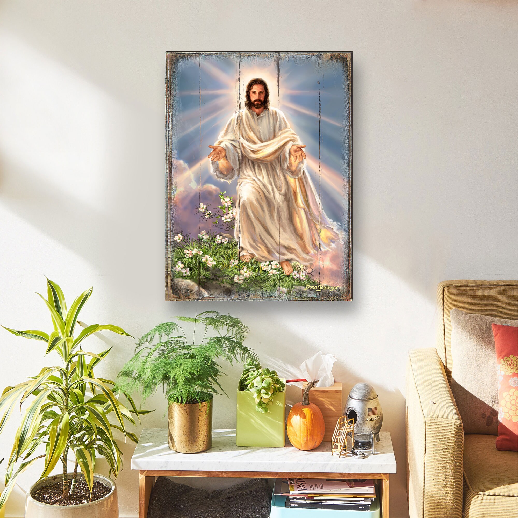 JESUS Wall Art by Dona Gelsinger Wood Wall Art Wood Etsy