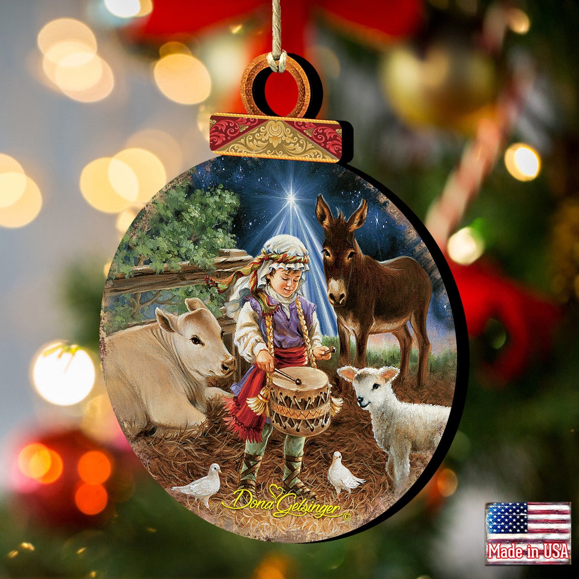 Christmas Ornaments Little Drummer Boy Wooden Ornament by Etsy