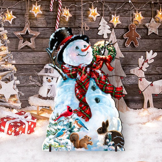 47 Fun Snowman Christmas Decorations For Your Home - DigsDigs