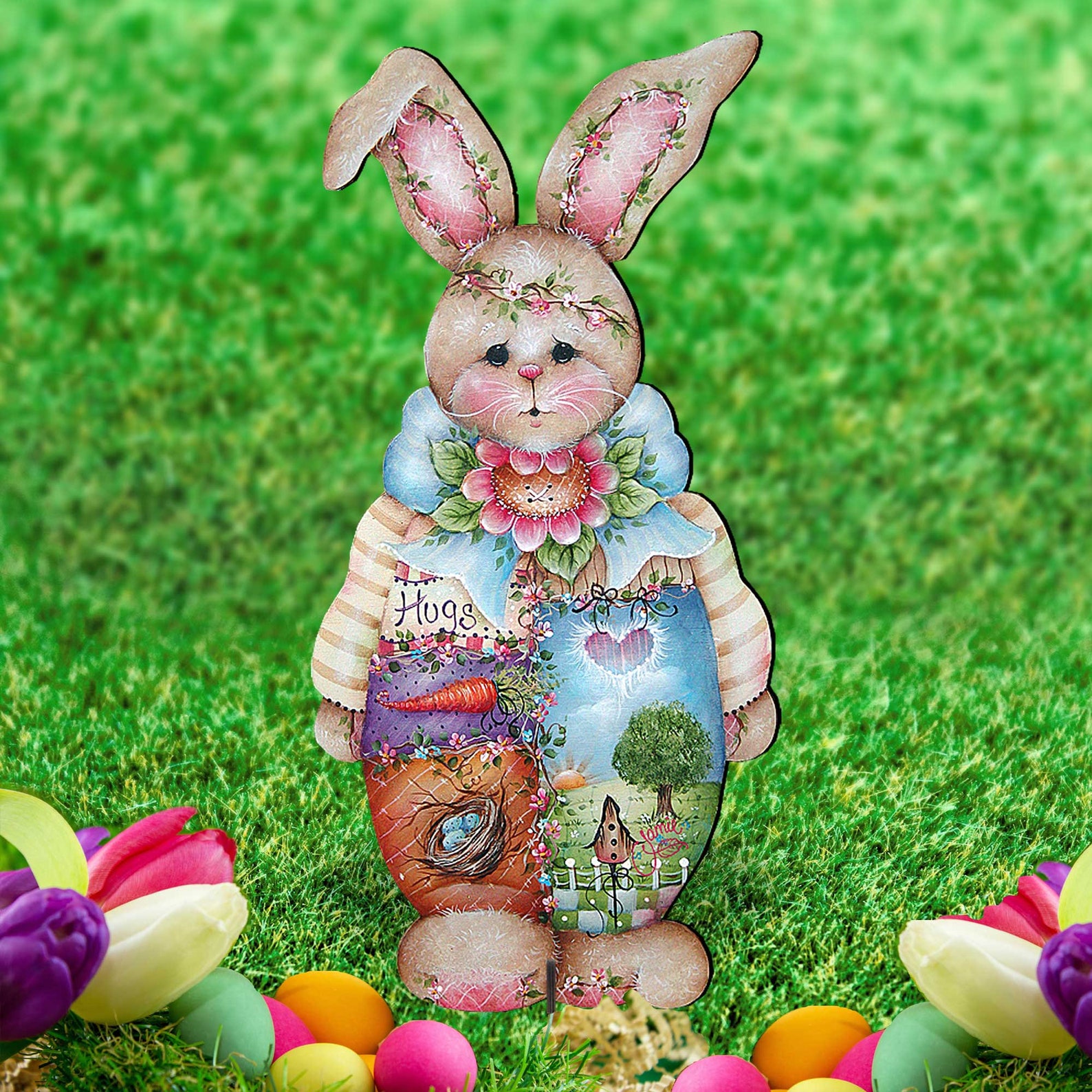 Easter Decorations Outdoor Easter Decor Easter Bunny Etsy