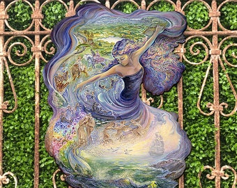 Dance of Dreams Josephine Wall Art - Unique Party Door Sign - Housewarming Gift - Wood Art Block - 845618-JW
