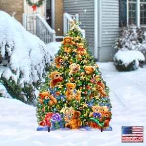 Teddy Bear Tree Home and Outdoor Decor Dona Gelsinger Art 8461019F