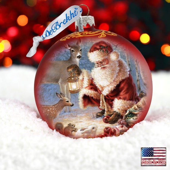 Abundance of Joy Santa Mercury Glass 5-inch Limited Edition