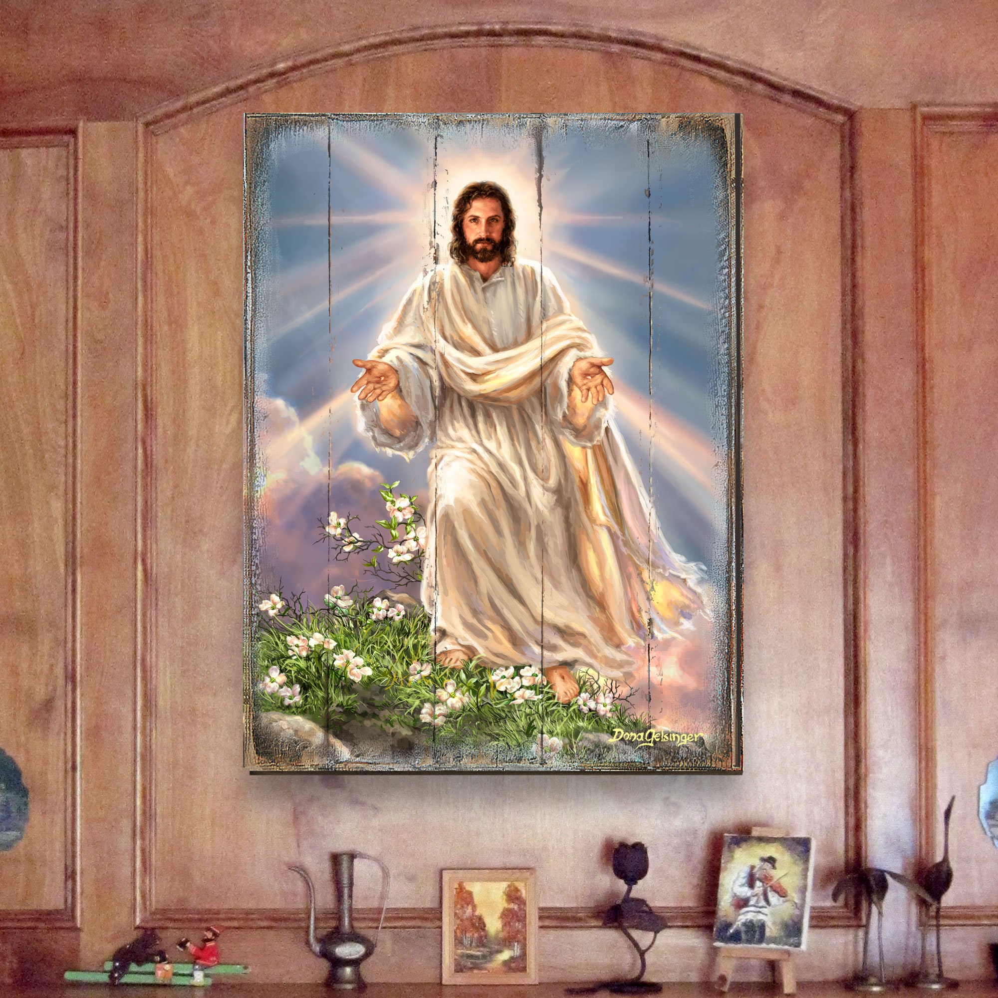 JESUS Wall Art by Dona Gelsinger Wood Wall Art Wood Etsy