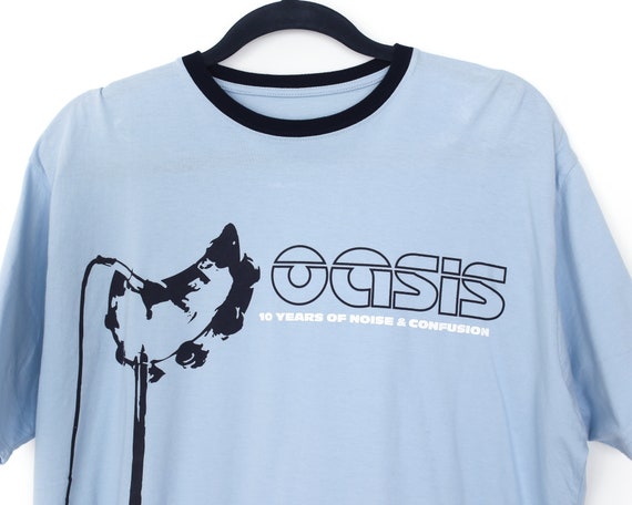 rare vintage OASIS 10 Years Of Noise & Confusion T