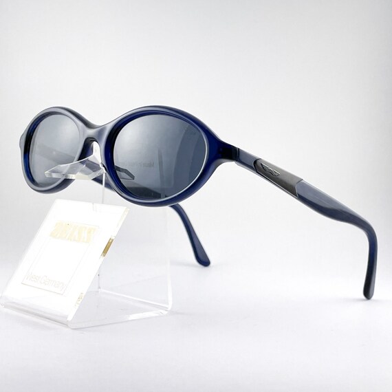 Vintage POLICE Mod. 1263 Sunglasses Oval Blue Round - Etsy 