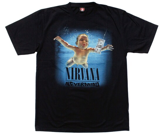 rare NIRVANA NEVERMIND Bootleg T-Shirt XL | Smiley