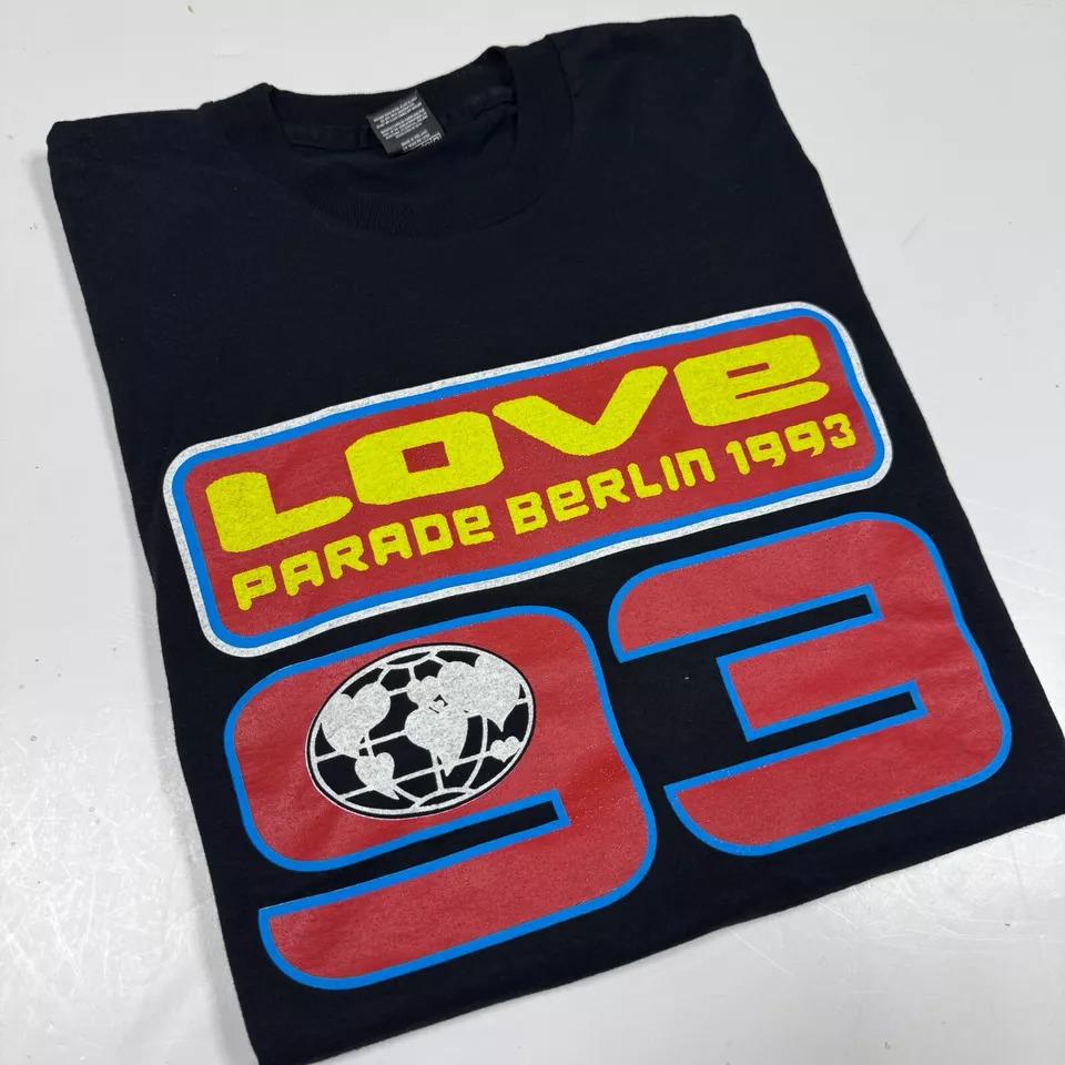 Vintage LOVE PARADE Berlin 1993 Shirt XL Rave Techno Mayday