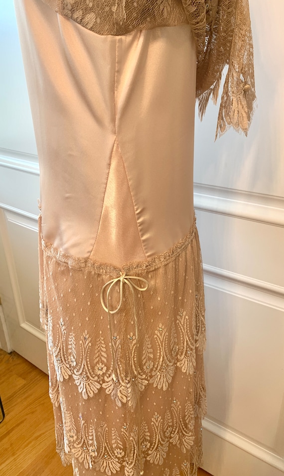 Large Vintage 20s Style Midi Dress - image 10