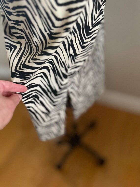 Size 10 Anne Klein Wool Zebra Skirt