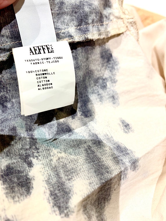 Italian Designer AEFFE Oversized Artist's Shirt, … - image 7