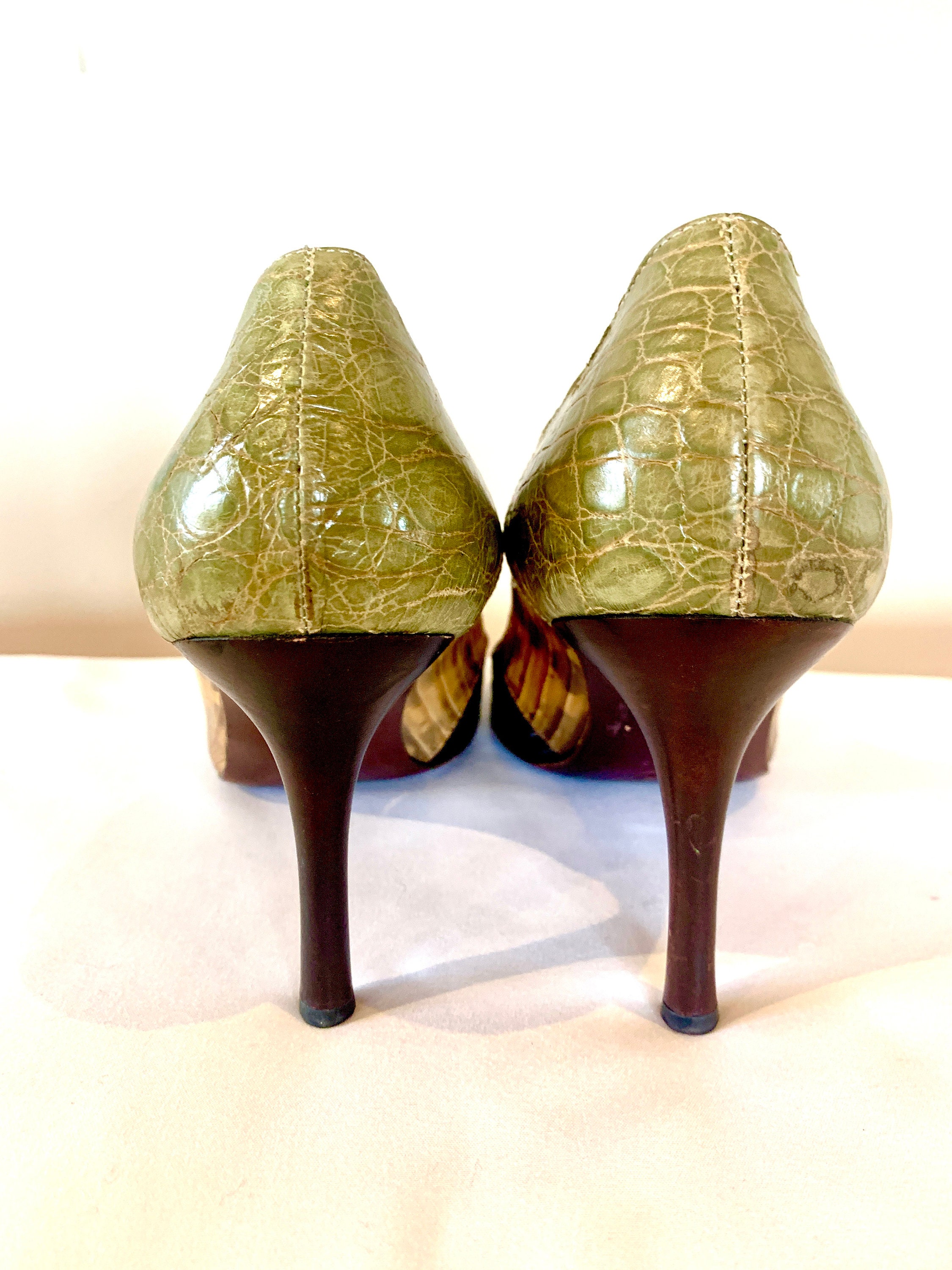 Giuseppe Zanotti Vicini Snake Pattern Size 38 Fits Like Etsy