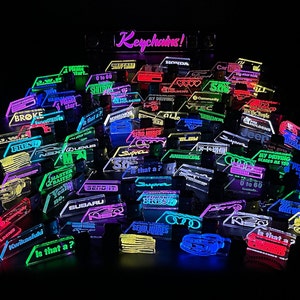 Personalized LED Keychain | 7 Color | Rechargeable