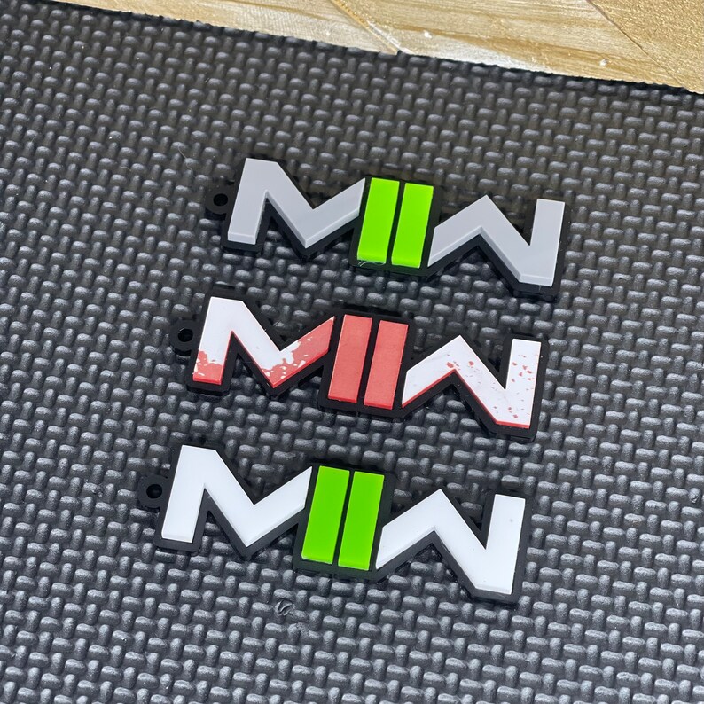 MW2 Modern Warfare 2 Keychain Call of Duty Etsy