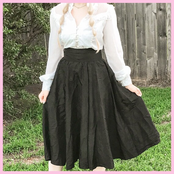 Gunne Sax Vintage Cottage Core Skirt & Blouse Set