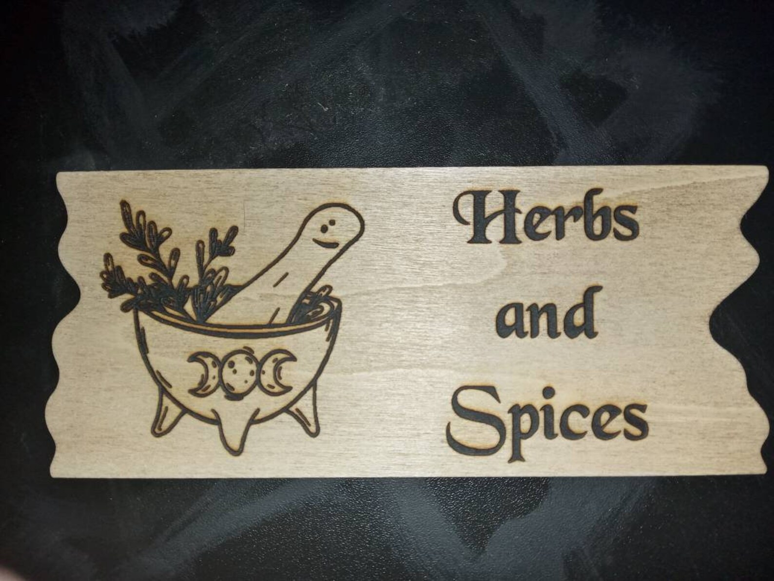 Kitchen sign Wood sign Herbs and Spices Home decor Alter Etsy