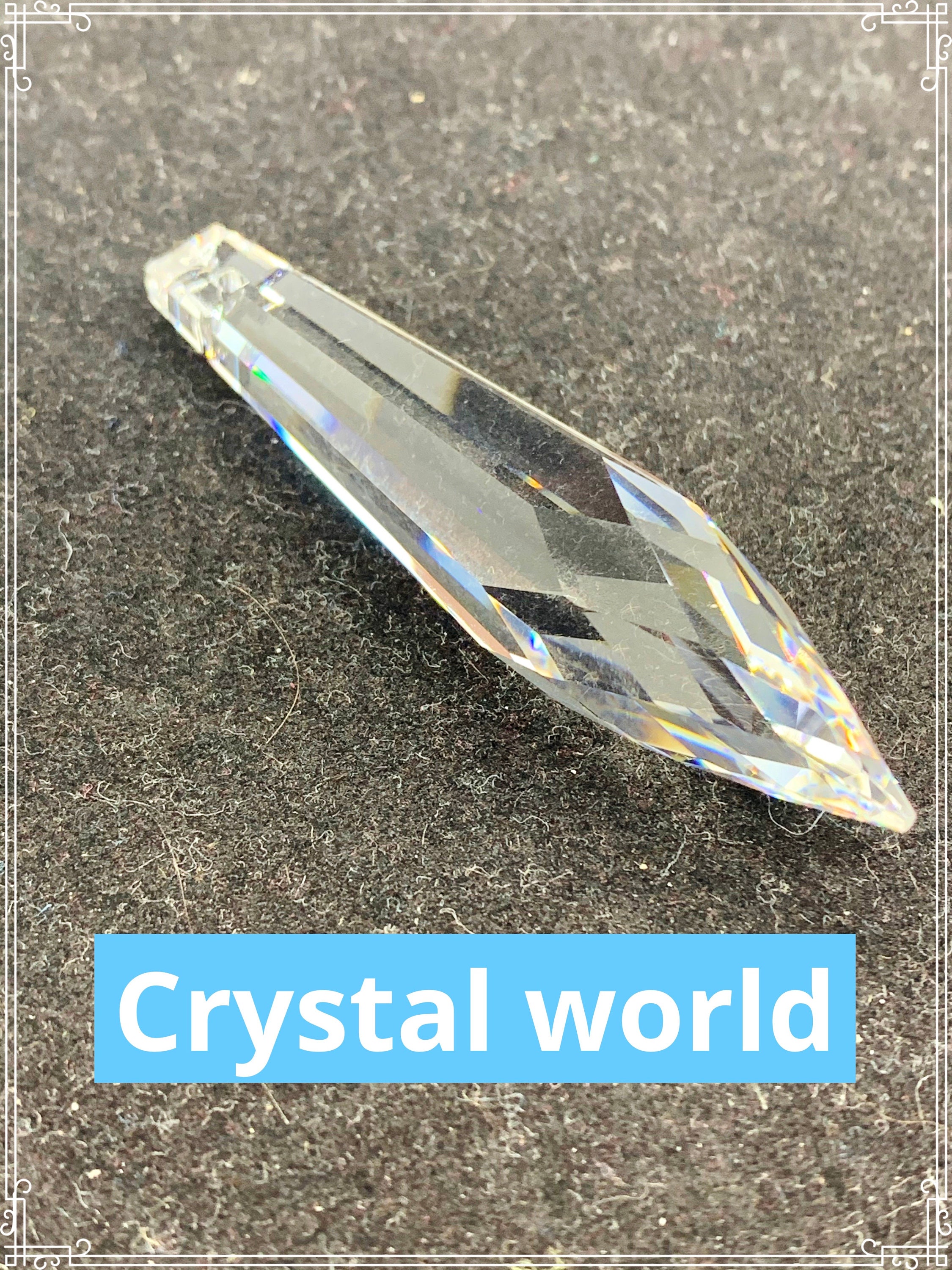 Replacement Prisms Crystal Drops 1 Hole Ornaments Asfour Etsy